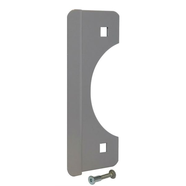 Don-Jo 2-5/8" x 6" Short Latch Protector for Outswing Doors with EBF Fasteners SLP206EBFSL - main